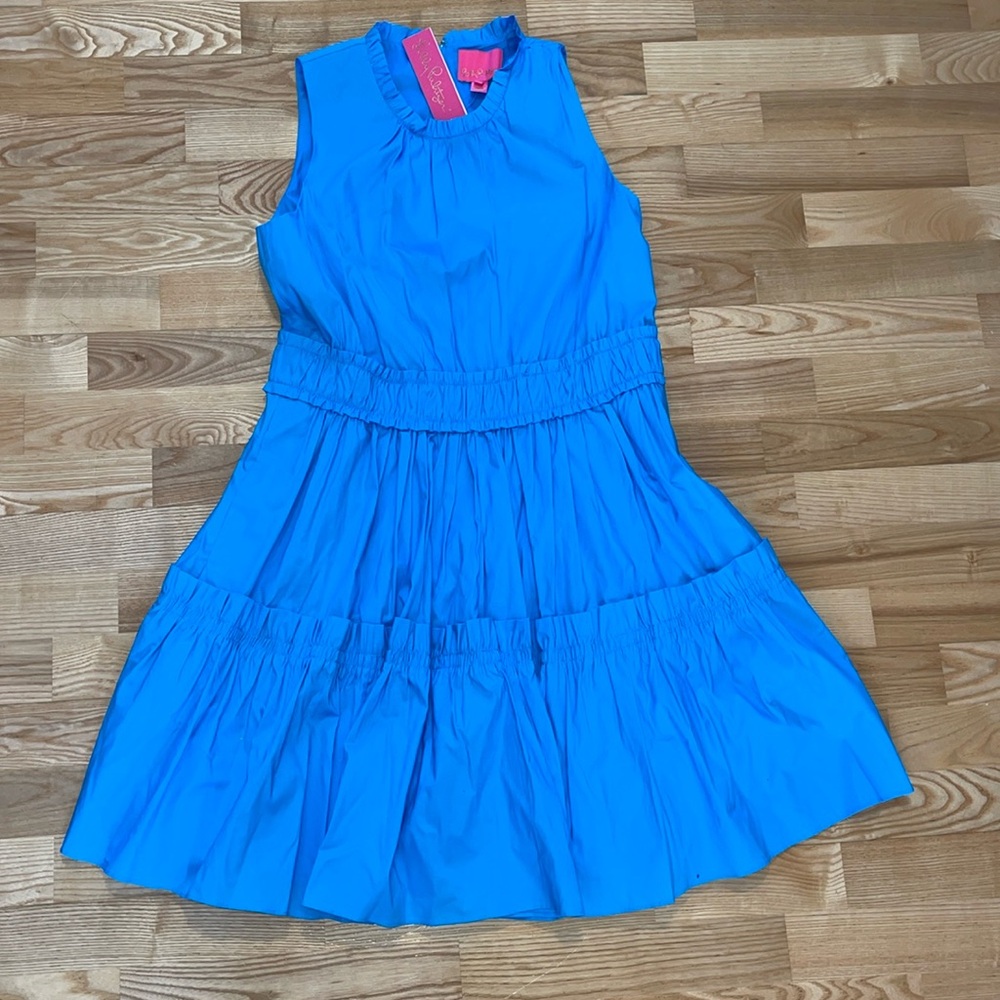 Lilly Pulitzer Elina Stretch Cotton Dress Worn once